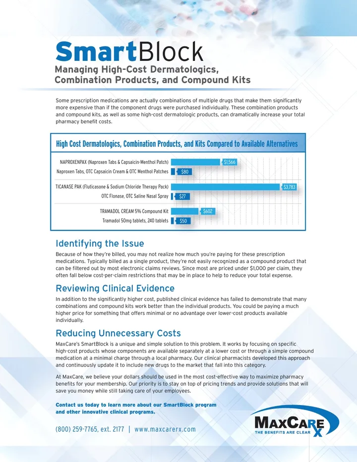 Preview of the SmartBlock one-sheet